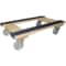 Mapp Caster Heavy Duty Furniture Dolly w/ 4" Rubber on Alum Wheels, 1,000 Lbs Cap. B18304RAL - alternate 1